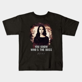 You Know Who`s The Boss - Portia Lin aka TWO Kids T-Shirt